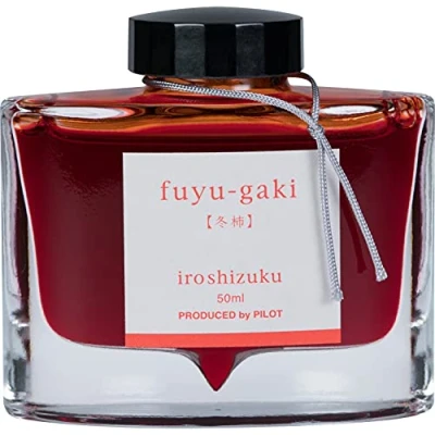 Imagen de Pilot Iroshizuku 69209 Fuyu Gaki Pluma estilográfica (50 ml), color naranja