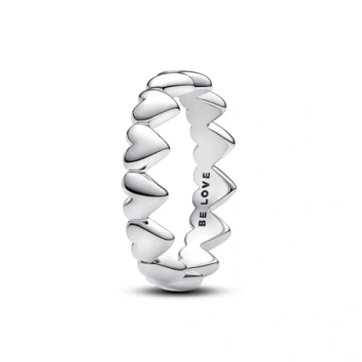 Imagen de PANDORA Anillo Moments 193427C00 54 corazones