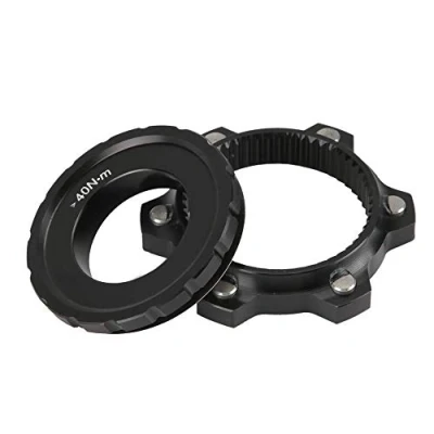 Imagen de Bike Center Lock, Mountain Bicycle Hub Adapter Adaptador de freno disco 6 pernos para Baleros, Bujes y Resortes Accesorios Remolques
