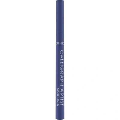 Imagen de Catrice Calligraph Artist Mate Liner, delineador de ojos, n.º 060, azul, resultado inmediato, color intenso, mate, vegano, sin micropartículas plástico, nanopartículas, perfume, 1 unidad
