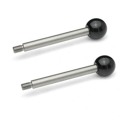 Imagen de Ganter Normelemente GN 310 8 100 A NI Mango de Acero Inoxidable, Plata, Länge l: 100mm