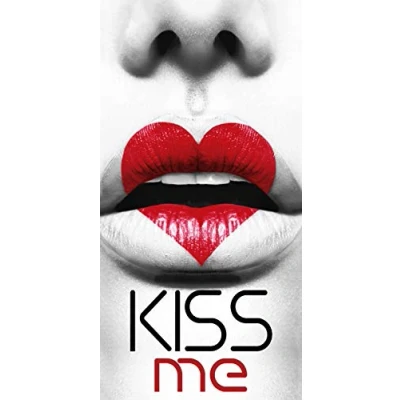 Imagen de Miracle Home Toalla Microfibra Kiss Me Playa, Multicolor, 75 x 145 cm. 11755