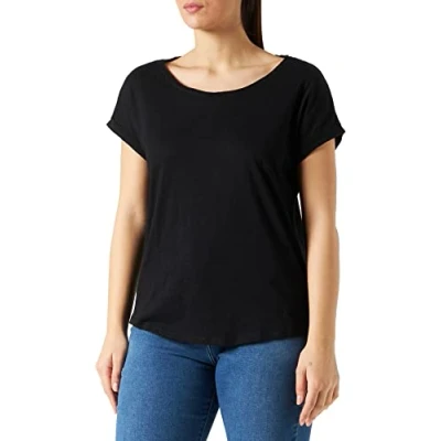 Imagen de Urban Classics Camiseta Larga para Mujer, Black, 4XL