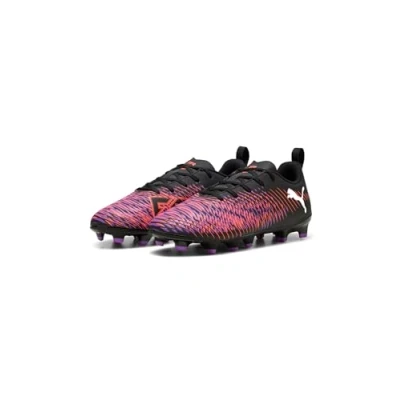 Imagen de PUMA Future 8 Play FG/AG JR, Zapatillas de fútbol, Black White Glowing Red, 30 EU