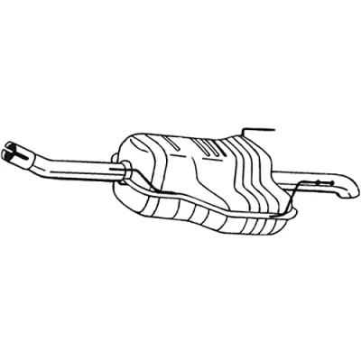 Imagen de BOSAL 185 129 Silenciador trasero OPEL: Zafira A
