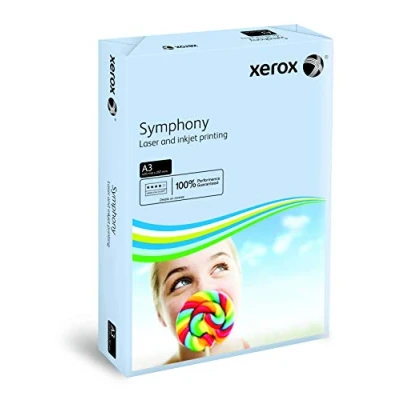 Imagen de Xerox 003R91953 Symphony Papel en color para imprimir, A3, 80 g/m², 500 hojas, impresoras láser y de inyección, azul