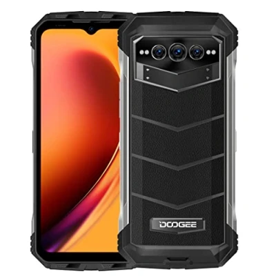 Imagen de DOOGEE 5G Teléfono Resistente VMAX, Gran Batería 22000mAh, Dimensity 1080 12GB+256GB, 6.58&#039;&#039; 120Hz FHD+, 108MP Triple Cámara (Visión Nocturna 20MP), Android 12 Smartphone Impermeable, NFC GPS Negro