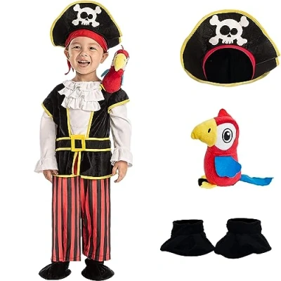 Imagen de Spooktacular Creations Disfraz pirata para bebés trucos o tratamientos Halloween, fiestas de vestir (18 24 meses)