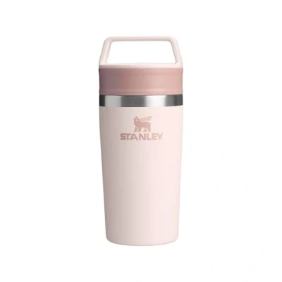 Imagen de Stanley Termo Cafe To Go 0.35L Mantiene 4 Horas Caliente 5 Frío Sin BPA Antifugas y Apilable Apta Para Lavavajillas Taza Café Llevar Vaso Termico Rose Quartz