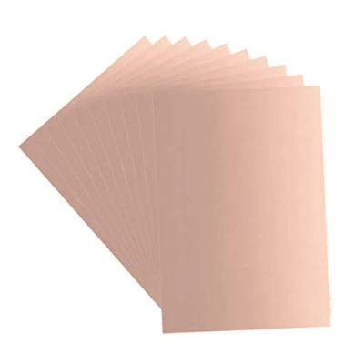 Imagen de Lote de 10 placas circuito impreso 100 x 70 mm doble cara cobre chapadas y laminadas PCB FR4, 1,5 grosor.
