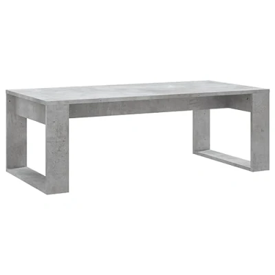 Imagen de vidaXL Mesa de Centro Madera ingeniería Gris hormigón 102x50x35 cm, mesita Centro, Auxiliar, salón, mesita, sofá