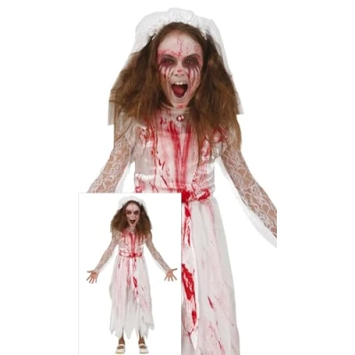 Imagen de FIESTAS GUIRCA ESPOSA SANGRIENTA disfraz de halloween infantil edad 5 6 años