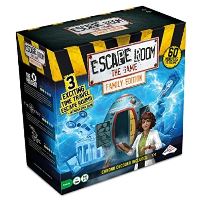 Imagen de Goliath Escape Room The Game: Family Edition Viajes en el Tiempo, Juegos Familiares, para 3 a 5 Jugadores, Partir de 10 años