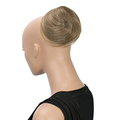 Imagen de CAISHA Moño Postizo Trenza Hepburn Bun Coletero Mezcla De Rubios DC19