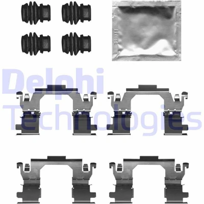 Imagen de DELPHI LX0709 Kit de accesorios, pastillas frenos RENAULT: Megane 4, Talisman Grandtour, Berlina, TOYOTA: Avensis III Familiar