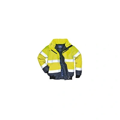 Imagen de Portwest Cazadora Contrast De Alta Visibilidad, Tamaño: 4XL, Color: Amarillo/Marino, C465YNR4XL