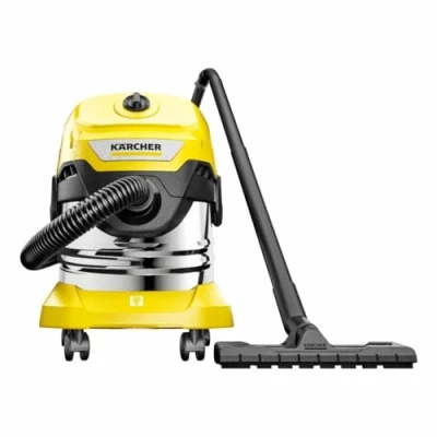 Imagen de Kärcher Aspirador en seco y húmedo WD 4 S V 20/5/22, potencia: 1000 W, depósito de acero inoxidable: 20 l, manguera aspiración: 2,2 m