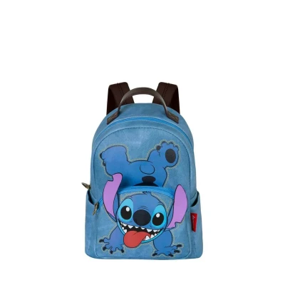Imagen de Disney Lilo y Stitch Updown Mochila Heady 2.0, Azul, 24,5 x 29 cm, Capacidad 9 L