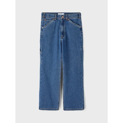Imagen de Name it Nkmryan Vaqueros rectos para niños, Talla: 164, Dark blue denim