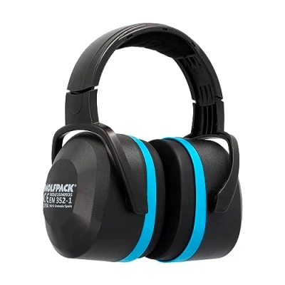 Imagen de WOLFPACK LINEA PROFESIONAL 15040935 Protector CE SNR 29 dB Trabajar, Dormir, Estudiar, Leer, Viajar, Ronquidos, Proteccion Auditiva Cascos, Multicolor, Talla única Unisex Adulto