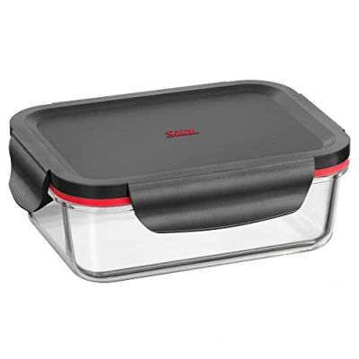 Imagen de Silit Storio Recipiente Multifuncional, Negro y Rojo