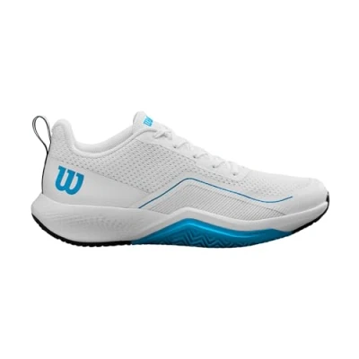 Imagen de Wilson Rush Pro Lite, Zapatillas de Tenis Hombre, White/Atomic Blue/Navy Blazer, 40 2/3 EU