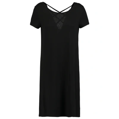 Imagen de Only Onlbera Back Lace Up S/S Dress Jrs Noos Vestido, Black (Black), M Mujer