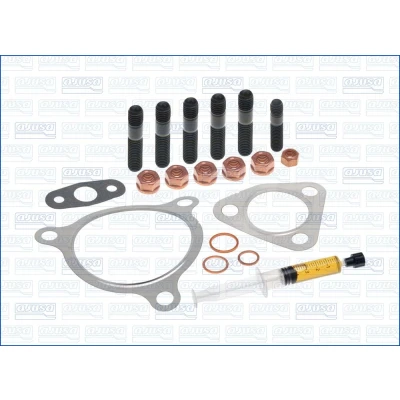 Imagen de AJUSA JTC11303 Juego de montaje, turbocompresor with studs, syringe oil con juntas instrucciones montaje AUDI: A3 Hatchback, TT Coupé