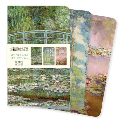 Imagen de Claude Monet Set of 3 Mini Notebooks (Mini Notebook Collections)