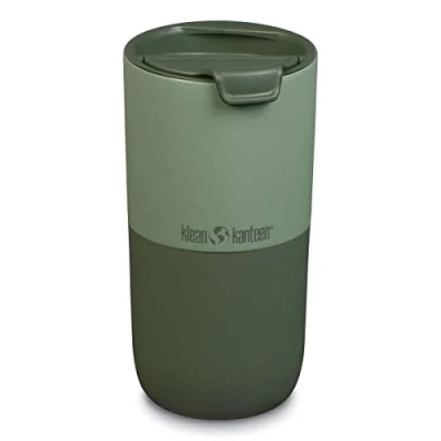 Imagen de Klean Kanteen Rise Vaso de acero inoxidable con tapa abatible 16 onzas