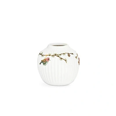 Imagen de Kähler florero H13 cm Hammershøi Navidad Hecho a Mano con Pintura de Acuarela, Blanco