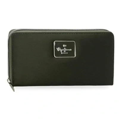 Imagen de Pepe Jeans Christine Cartera Verde 19,5x10x2 cms Poliéster con Detalles en Piel Sintética by Joumma Bags
