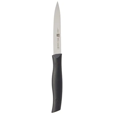 Imagen de Zwilling TWIN GRIP Cuchillo puntilla, hoja endurecida al frío Friodur, acero inoxidable, mango sintético, 100 milímetros, color negro