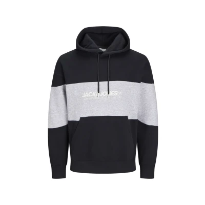 Imagen de Jack &amp; Jones Elegacy Blocking HOOD NOOS Sudadera, Hombre, Talla: Small, Black detail:blocking