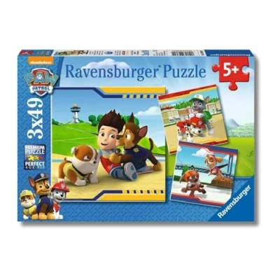 Imagen de Ravensburger Puzzle: Patrulla Canina, Puzzle 5 Años o Más, Puzzles Niños Años, Rompecabezas Niños, Puzzle, Regalo Niño Jigsaw, Paw Patrol C, 3x49 Piezas, 21x21cm
