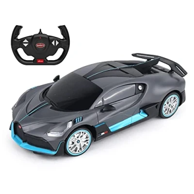 Imagen de TURBO CHALLENGE Bugatti Divo RC Prestige 095614 Coche de Control Remoto Negro 1/14 Pilas no Incluidas Plástico Juguete para Niños Regalo A Partir 6 años