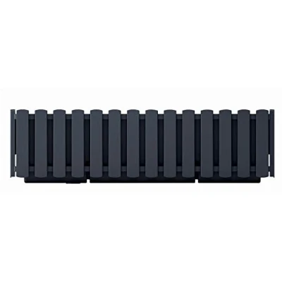 Imagen de Jardinera para balcón BOARDEE FENCYCASE, dimensiones (mm) 580x180x162, color Antracita