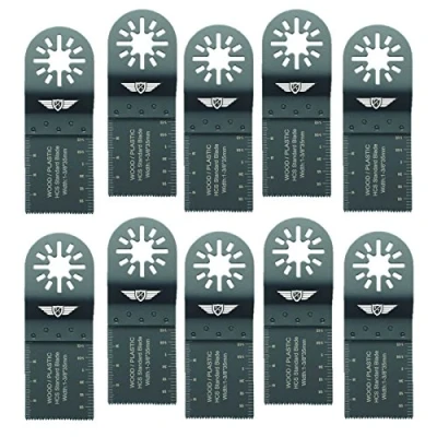 Imagen de Tops Tools Hojas de sierra 35 mm para madera. Compatibles con herramientas multiuso oscilantes Bosch, Fein Multimaster, Multitalent, Makita, Milwaukee, Einhell, Ergotools, Hitachi, Parkside, Ryobi, Worx