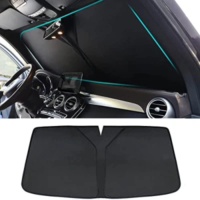 Imagen de Coche Parasoles para Jaguar E PACE, Trasera Delanteras Y Laterales Ventanas Boquear Cubierta Portátil Parabrisas de