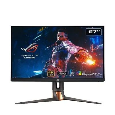 Imagen de ASUS ROG Swift PG27UQR Monitor Gaming 27 pulgadas (4K UHD (3840 x2160), Fast IPS, 160 Hz, 1 ms GTG, NVidia G Sync, DisplayHDR 600)