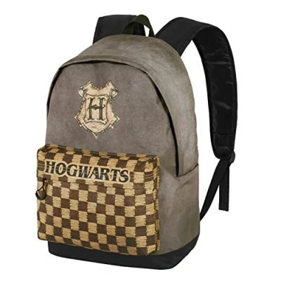 Imagen de Harry Potter Squares Mochila HS FAN 2.0, Marrón, 30 x 41 cm, Capacidad 22 L
