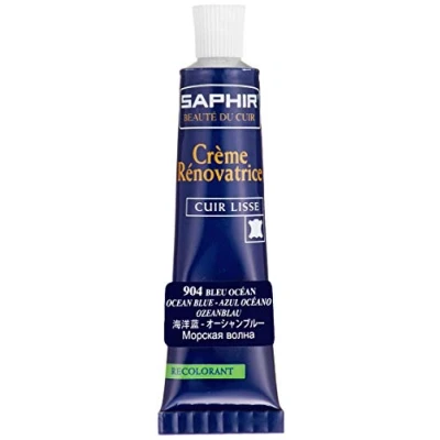 Imagen de SAPHIR BLEU Crema renovadora para cera (tubo de 25 ml, azul Ocean 904)