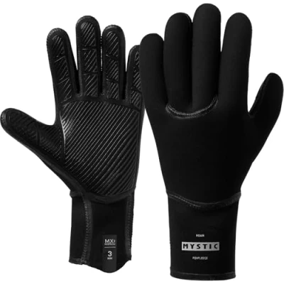 Imagen de Mystic Watersports Guante de surf 3 mm y 5 dedos, color negro