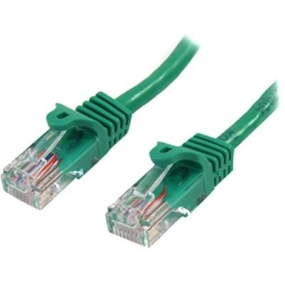 Imagen de StarTech.com Cable de 1m Verde Red Fast Ethernet Cat5e RJ45 sin Enganche Patch Snagless