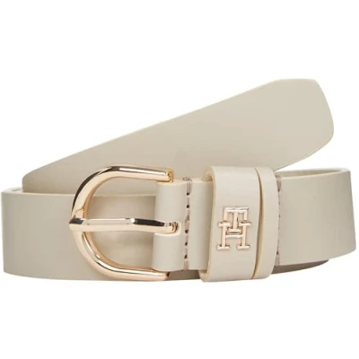 Imagen de Tommy Hilfiger Essential Effortless 2.5 Aw0Aw16836, Cinturón Ajustable Mujer, Beige (Sugarcane), 80