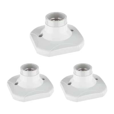 Imagen de ledscom.de 3 piezas portalámpara de techo ELEKTRA, porcelana, blanco, 1x E27 máx. 60W