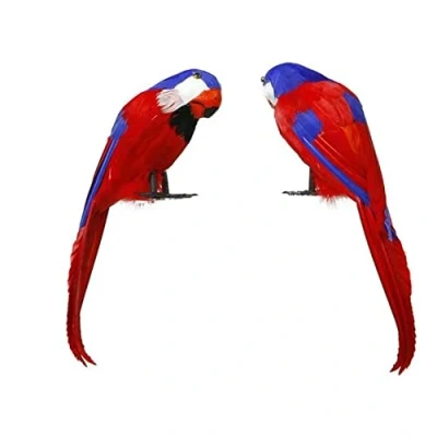 Imagen de ATOSA Papagayo, decoración, Color rojo y azul, talla única (16488)