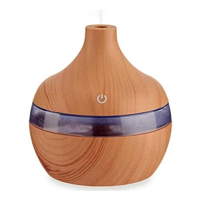 Imagen de Humidificador led 300ml, Color Madera, Difusor de Aromas, Aire Ultrasonidos, Aromaterapia