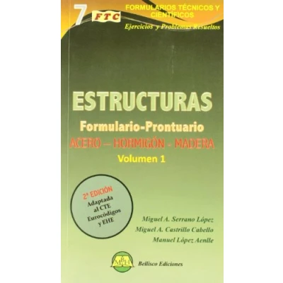 Imagen de Estructuras. Formulario Prontuario Volumen 1: Acero hormigon ma Dera