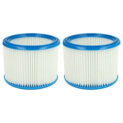 Imagen de vhbw Set de filtros 2x Filtro plisado reemplaza Festo/Festool 485808 para aspiradora en seco y mojado Filtro, cartucho